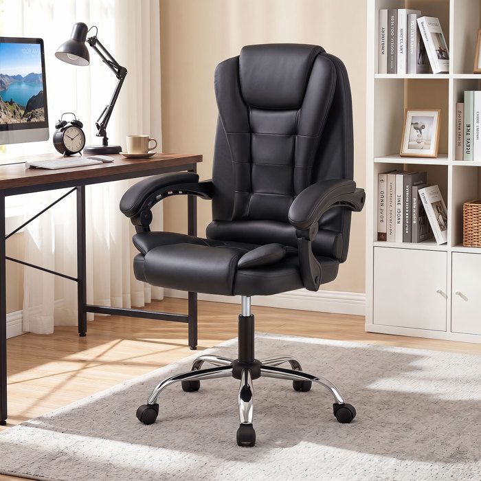 COSTWAY Fauteuil De Bureau Inclinable Chaise Ergonomique à Accoudoirs Synchronisés Réglable en Hauteur Dossier respirant Noir COSTWAY Fauteuil De Bureau Inclinable Chaise Ergonomique à Accoudoirs Synchronisés Réglable en Hauteur Dossier respirant Noir