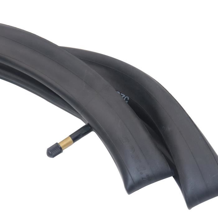 Pneu 26 X 1.75 Slick + Chambre à Air Butyle – 47-559 Noir Pour Vélo Ville, Vintage, Randonnée Urbaine – Anti-Crevaison