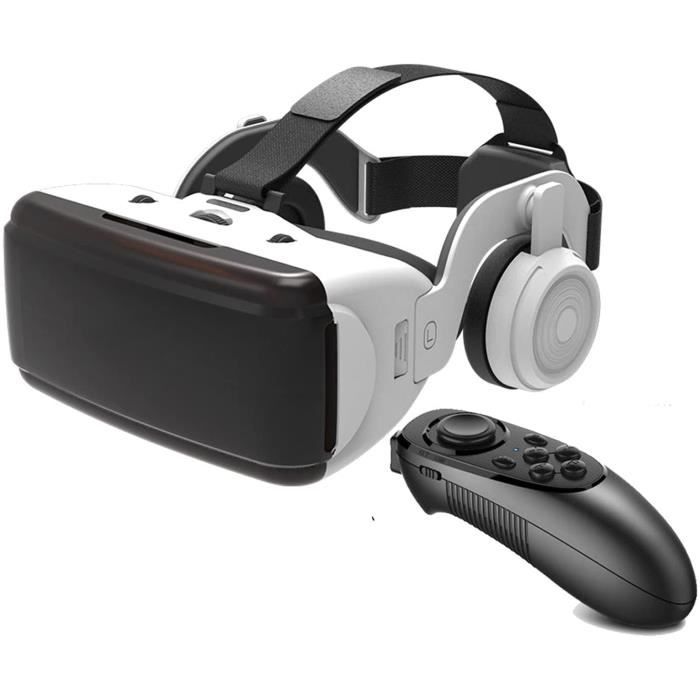VR Casque De Réalité Virtuelle, Lunettes 3D Jeux Vidéo Lunettes pour 4.7\