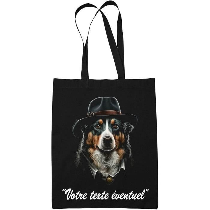 Tote Bag Berger Australien Personnalisable Sac Coton Cabas Reutilisable Prenom Nom Surnom Customisable Idee Cadeau Pour x1758 Mafia 60 s Cdiscount Bagagerie Maroquinerie
