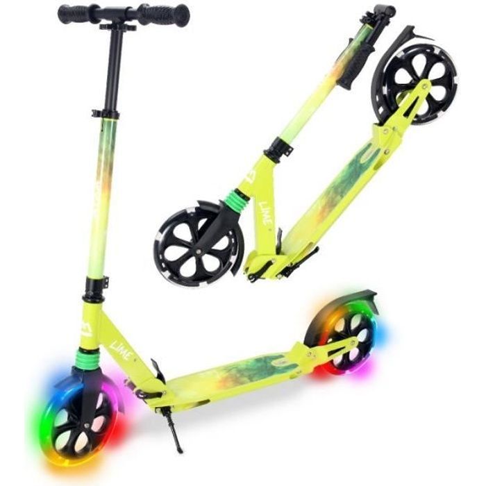 Trottinette pliable avec roues lumineuses LIME Trottinettes pour