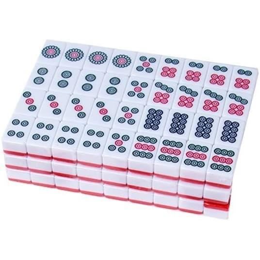 Jeu De Mahjong Complet RACHEZ En Valisette - 144 Tuiles, Dés, Bâtons Et Racks, Occasion
