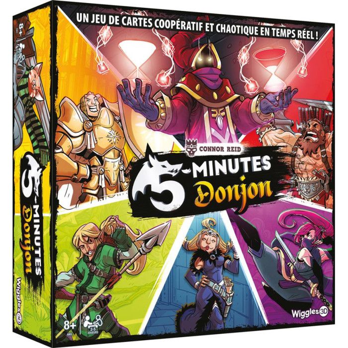 5 Minutes Donjon — Jeu de cartes coopératif rapide 2–5 joueurs dès 8 ans