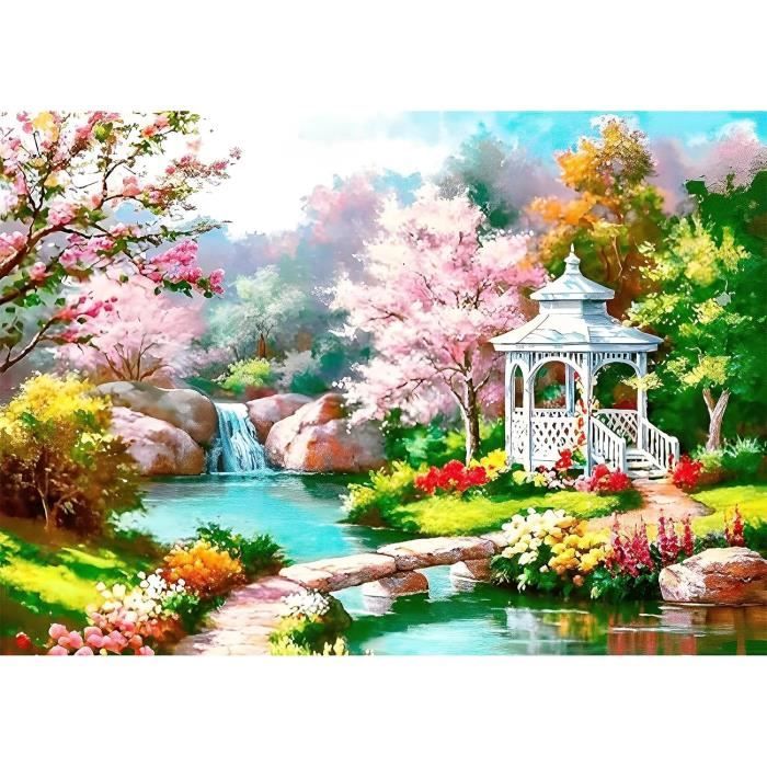 Kit Peinture Diamant 5D Paysage 30x40 Cm - DIY Art Diamant