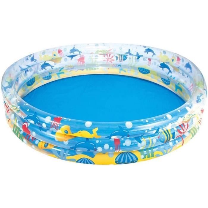 Brace Master Piscine Gonflable Rectangulaire Familiale 241 X 142 X 56 Cm - Vert, Idéale Été Jardin Enfants & Adultes