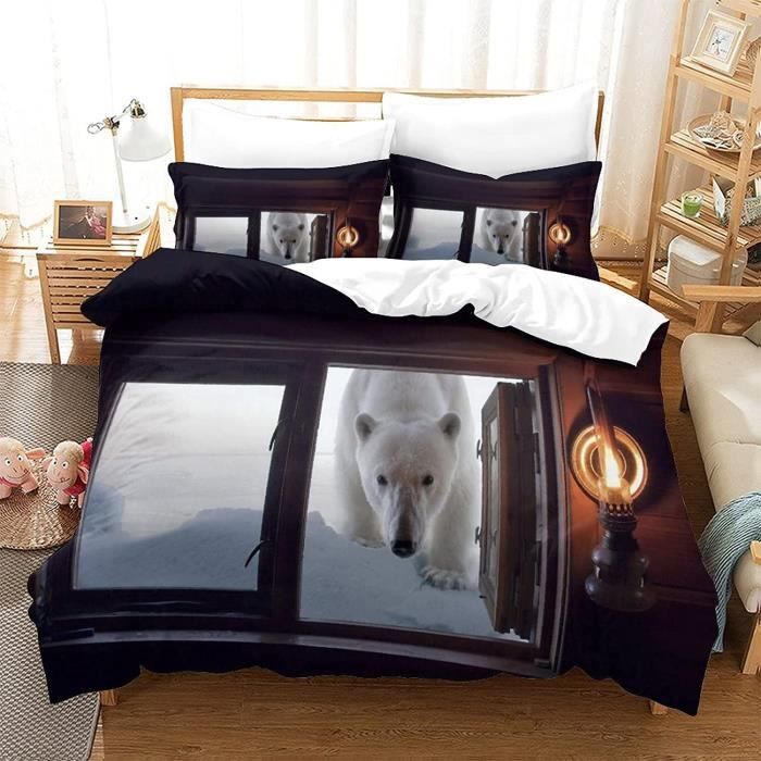 Housse De Couette 100x135 Cm + Taie 60x40 Cm - Coton Blanc - Certifié Oeko-Tex