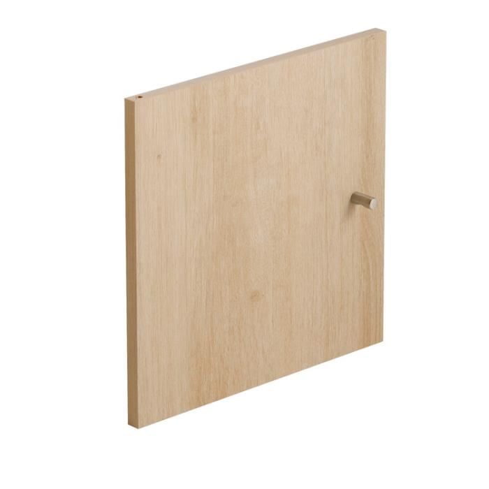 Porte En Bois L33cm H33cm Pour Etageres Cubes Multikaz Chene