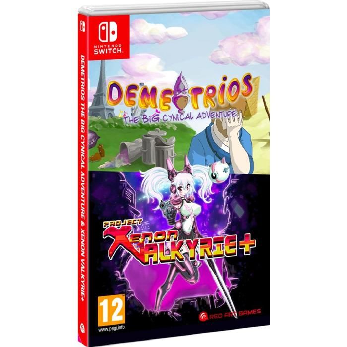 Bundle de jeux vidéo Nintendo Switch Demetrios & Xenon Valkyrie Aventure 12+ Téléchargement