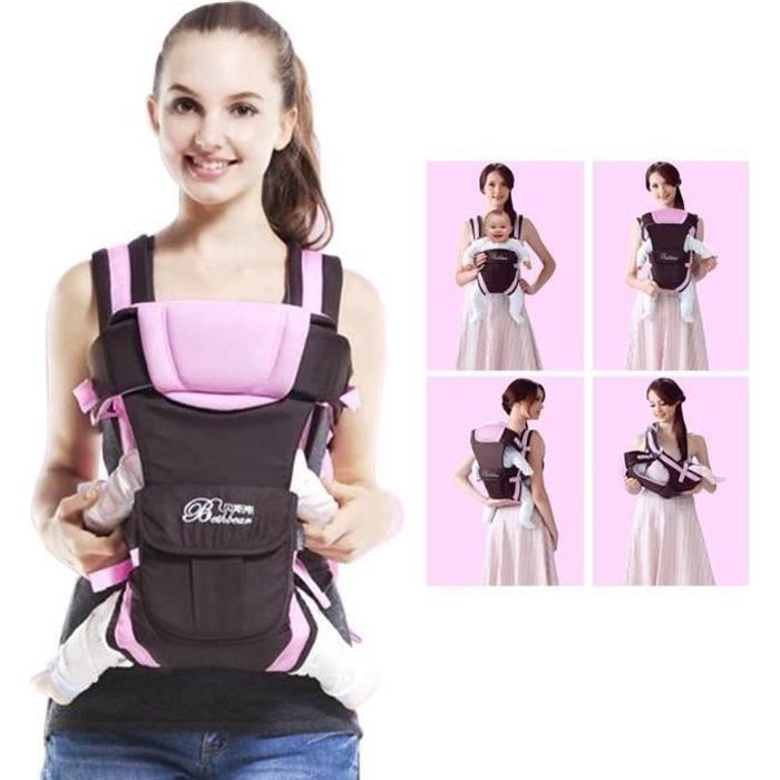 4 Positions Réglable infant Porte-Bébé Sac à Dos de Bébé