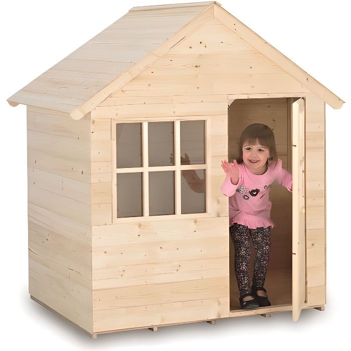 Maisonnette Enfants en Bois Outdoor Toys HideAway House - KTP348