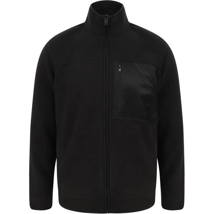 KENSINGTON Sweat Zippé Uni Coloris Jet Black Homme Navy Cdiscount