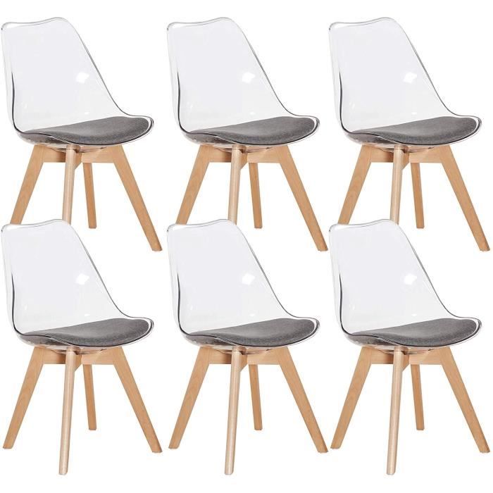 Chaises Scandinaves Transparentes