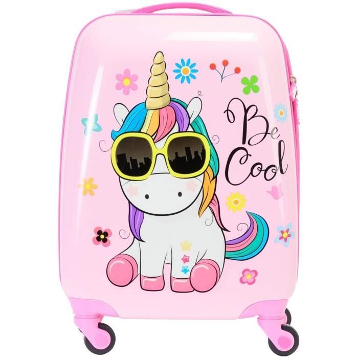 Valise Bontour Valise Pour Enfant Avec Motif Cartoon Petite Valise De Voyage A Roulettes Pour Garcon Et Fille81