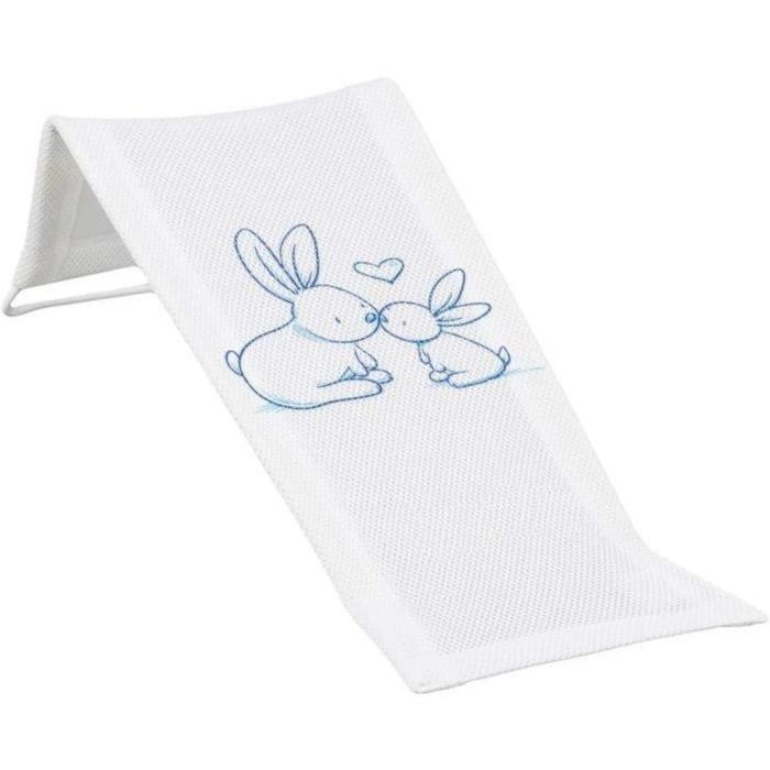 Hamac De Bain Transat Fauteuil Pour Bebe En Tissu Blanc Lapin A173 Cdiscount Puericulture Eveil Bebe