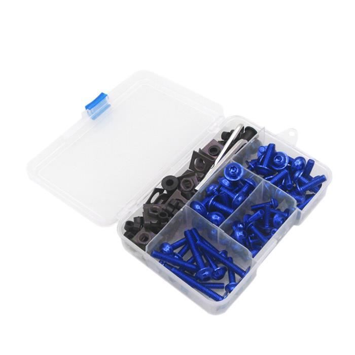 Kit Boulons Carénage Moto DKMNVRI | Acier Inoxydable - Pour Honda CRF450R/250X/450X - Vis, Écrous, Clips