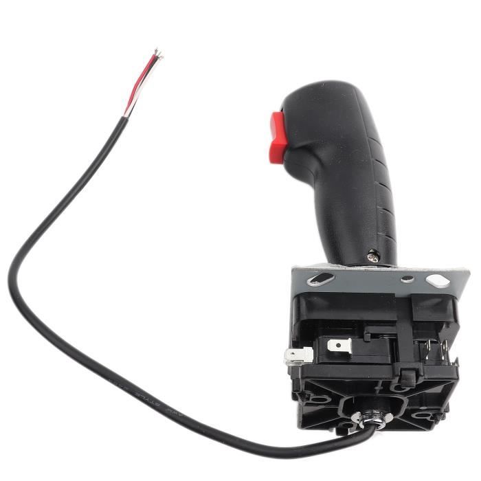 HURRISE joystick de déclenchement Joystick de vol à 8 voies avec déclencheur et bouton de tir supérieur pour jeu d'arcade
