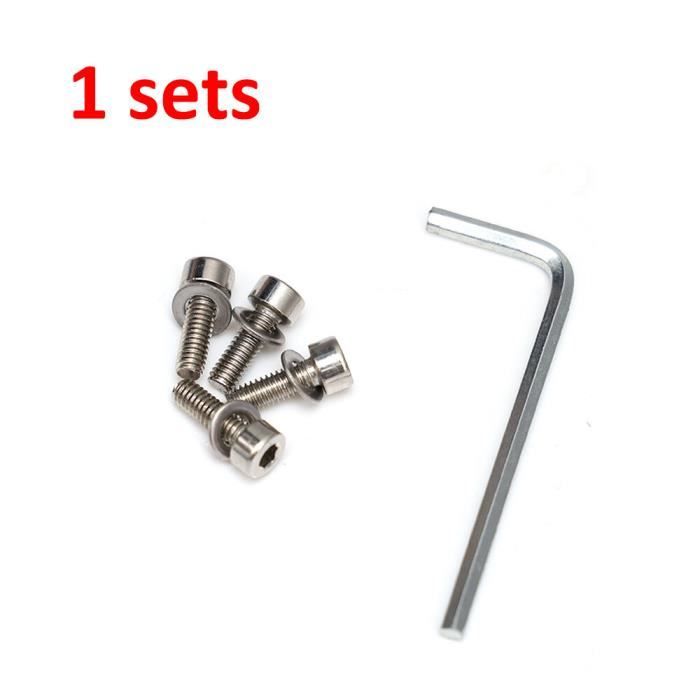 2 Écrous Siège Moto Aluminium 6mm - Pour Harley Davidson
