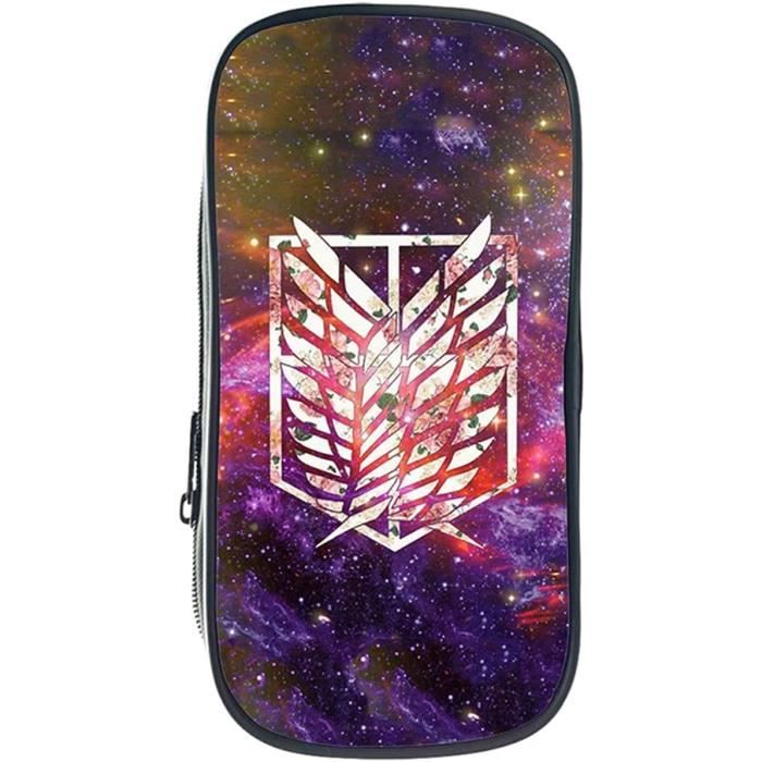 Sac à Dos + Trousse 'L'Attaque Des Titans' (Shingeki No Kyojin) - Chargeur USB Intégré - 30 Litres - Neuf Avec étiquettes
