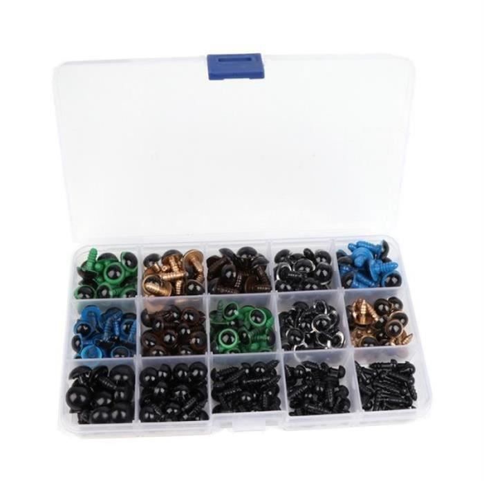 6-12mm Yeux Et Nez De Sécurité Pour Jouets En Peluche Fournitures D