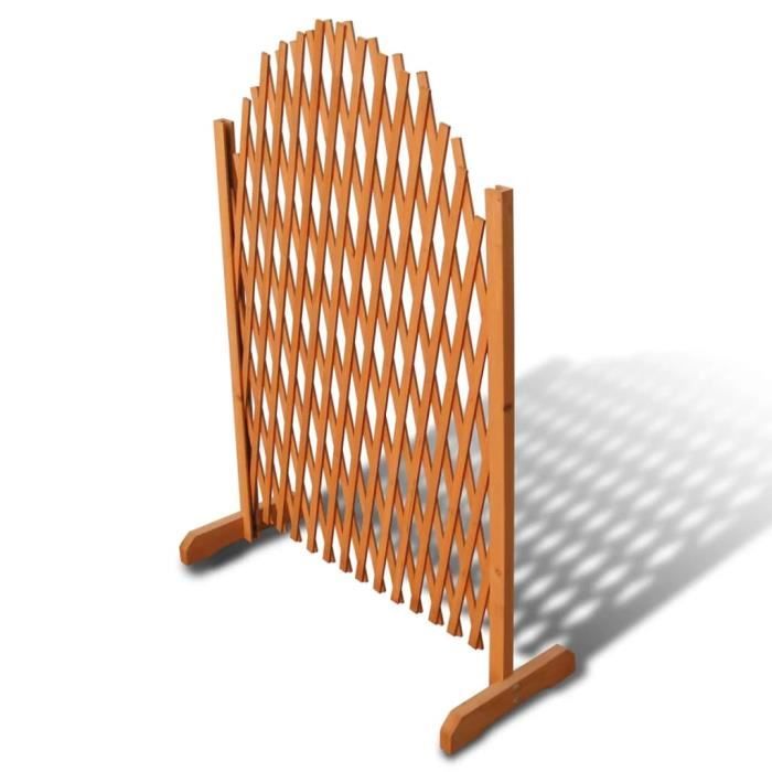 BET Clôture en treillis Bois solide 180x100 cm BET9306191826483