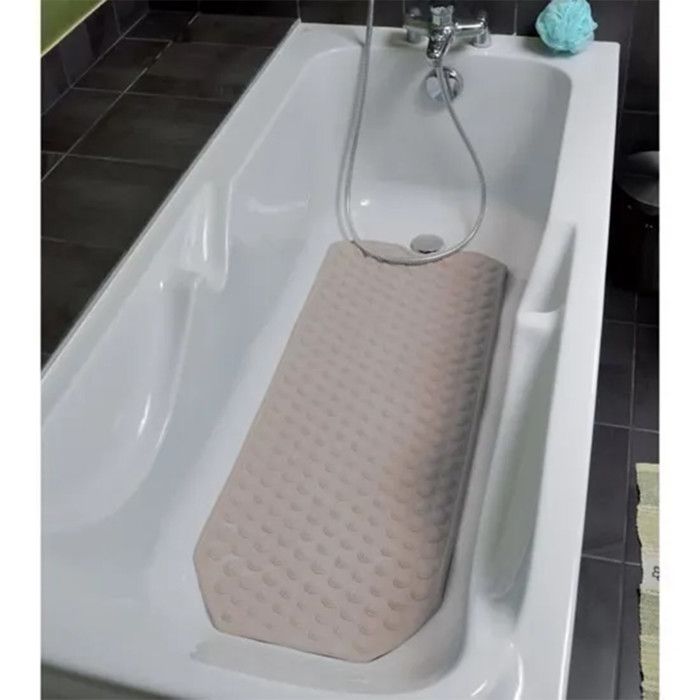 Tapis De Bain Moussant Télécommandé - Tapis Spa Bulles 114 Buses Avec Oreiller - 9 Vitesses