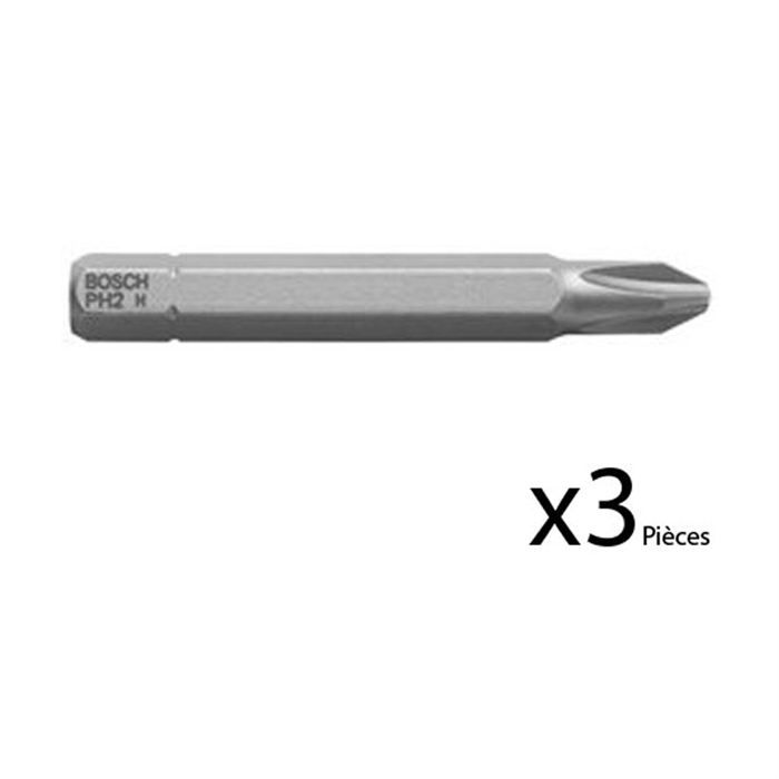 Bosch Embout Vissage PH 2 51 mm 3 pièces - vue 7