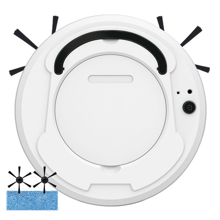 Robot Aspirateur 2 En 1 Pour Balayer Et Serpiller 6 X 8 Cm Ultra Fin