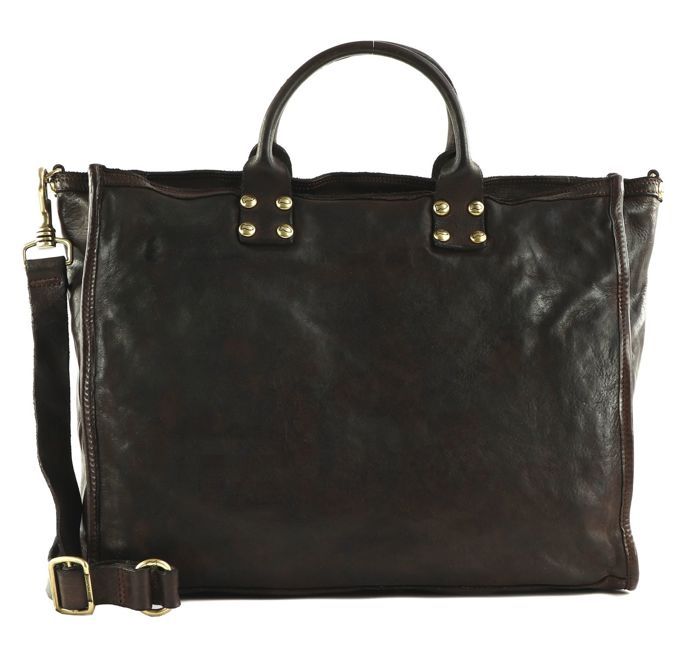 Campomaggi Portafoglio Diamante MORO, Pelle, Made In Italy, Misure 10x1.5x14 Cm