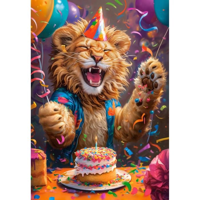 Puzzle 1000 pièces - CASTORLAND - Joyeux Anniversaire - 68x47 cm - Multicolore - Pour adultes Puzzle 1000 pièces - CASTORLAND - Joyeux Anniversaire - 68x47 cm - Multicolore - Pour adultes