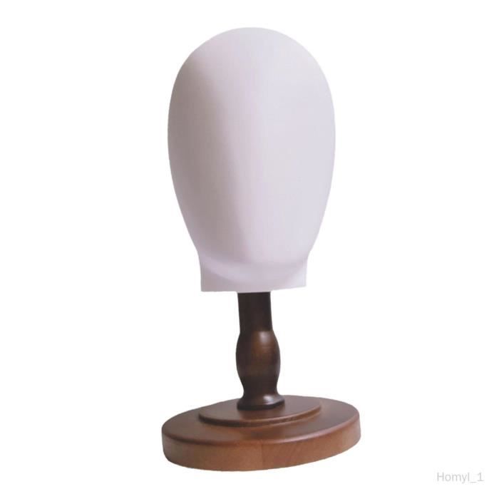 Présentoir Tête De Mannequin Blanc - Support Pour Perruque, Chapeau Ou Bijoux - Neuf