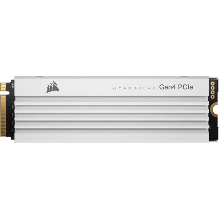 CORSAIR - MP600 PRO LPX - Disque Dur SSD - 2 To - NVMe PCIe M.2 - Blanc