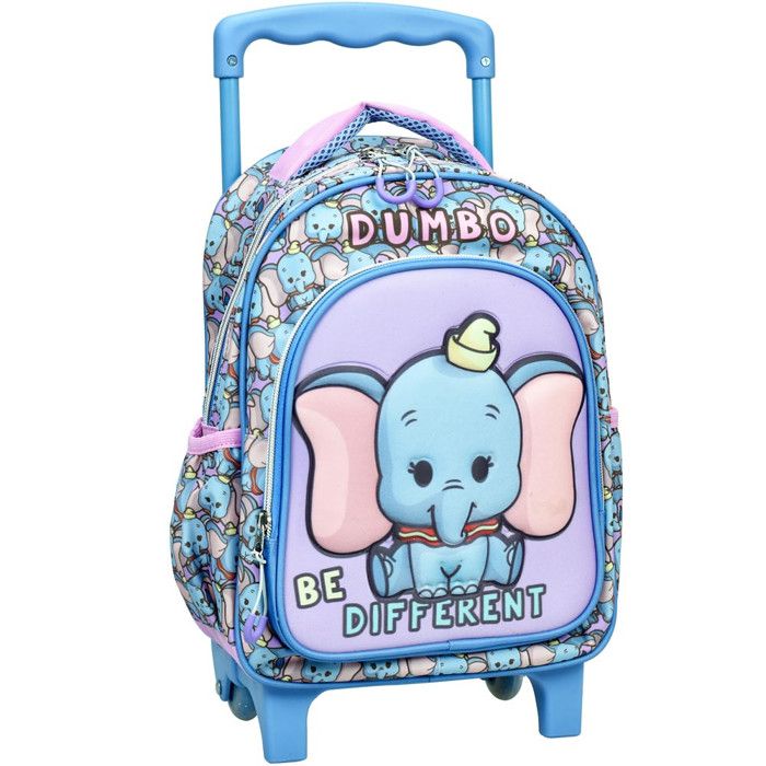 Sac à dos à roulettes Dumbo Be Different 30 CM Trolley Maternelle