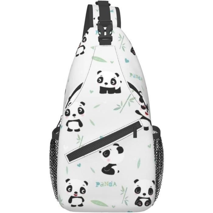 Sac à Dos De Loisirs Unisexe 30x11x17cm - Sac Bandoulière Noir Pratique Pour Homme Et Femme