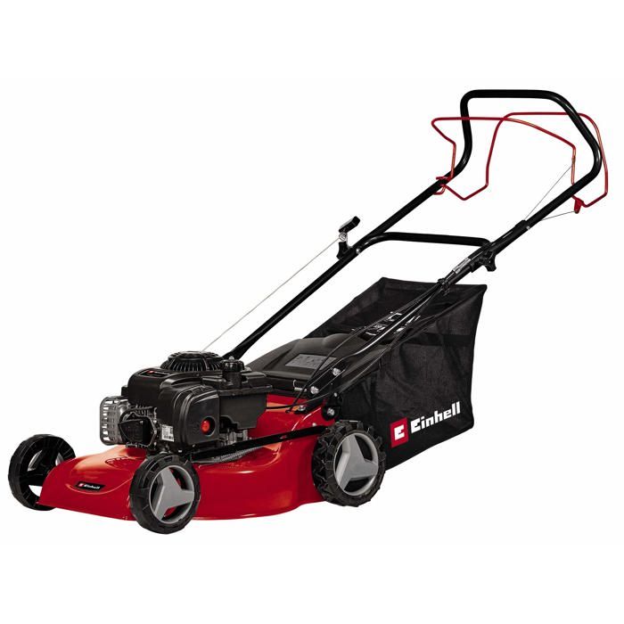 Tondeuse thermique autotractee 46cm 125cc Einhell GC PM 46 1 S Briggs stratton Ejection bac Cdiscount Jardin