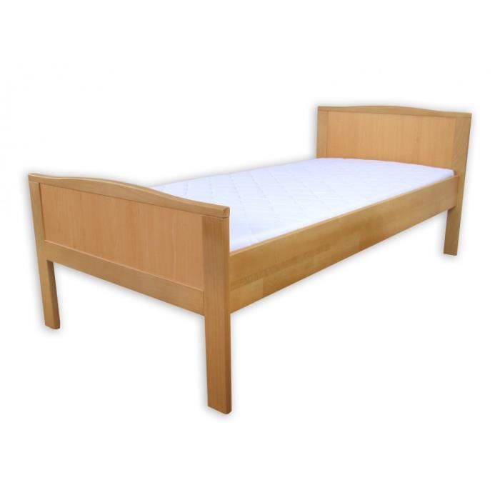 Lit simple en hêtre 90x200 élégant lit senior accessoires en option V-60.70-09 Lit simple en hêtre 90x200 élégant lit senior accessoires en option V-60.70-09