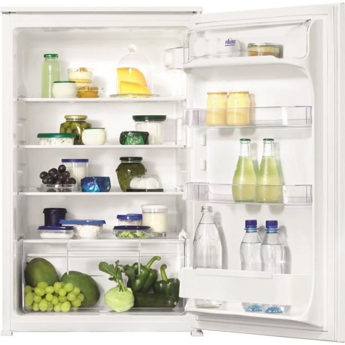 Refrigerateur - Frigo Faure FRAN88FS- Table Top Encastrable - 142L - Froid  Statique- L 58.5 x H 92.5 cm - Fixation Glissiere