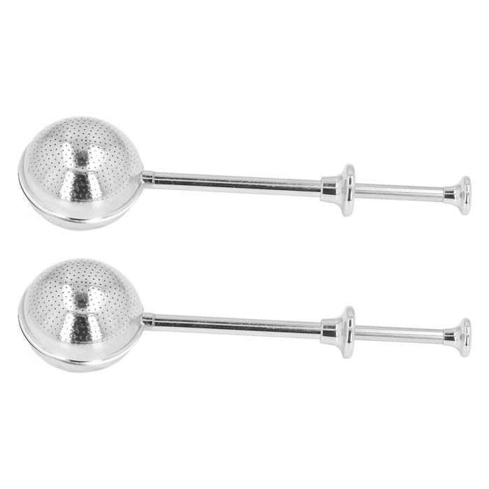 MUNTE 2 Pièces Boule à Thé Avec Manche Téles, Boule A The, Infuseur The