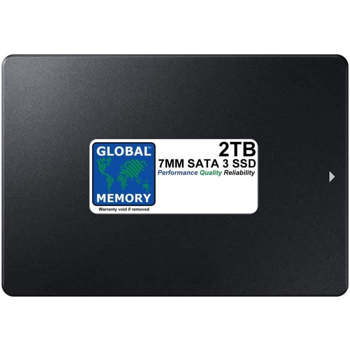 2To 7MM 2.5 SATA 3 SOLID STATE DRIVE SSD POUR MACBOOK PRO NON RETINA (2011  - 2012) - Cdiscount Informatique