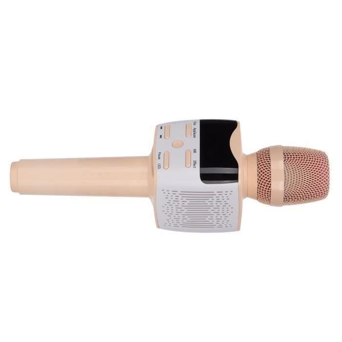 HAPPY-Micro HiFi Microphone sans fil Portable HiFi Stéréo Son ...