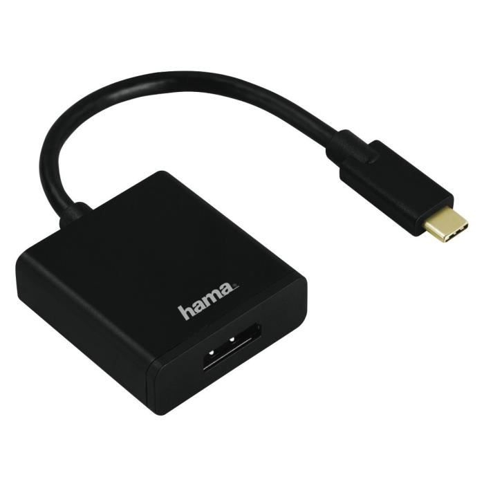 Hama 135725 Adaptateur USB-C pour DisplayPort. Ultra HD