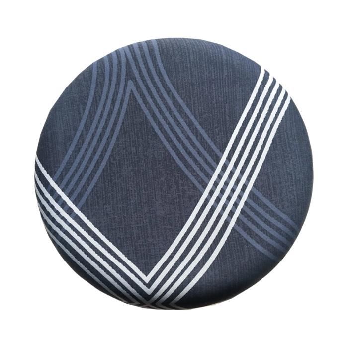 Kururi Housse Tabouret Rond Élastique Carte Au Trésor Vintage - Style Pirate Pour Bar, Cuisine, Hôtel