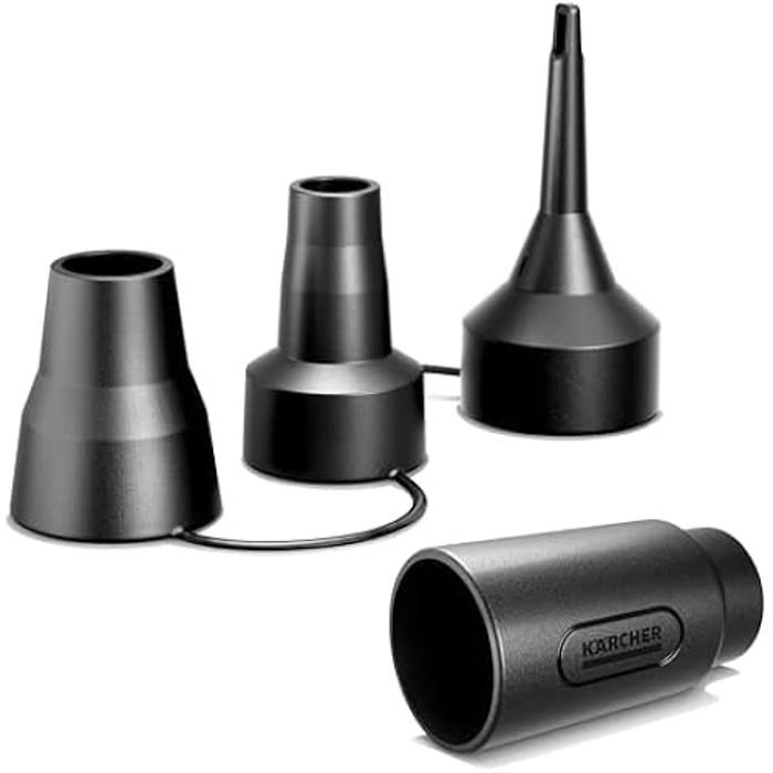 Adaptateur de soufflage - KÄRCHER - 2.863-373.0 - 3 buses incluses - Compatible avec tous les modèles - Noir Adaptateur de soufflage - KÄRCHER - 2.863-373.0 - 3 buses incluses - Compatible avec tous les modèles - Noir