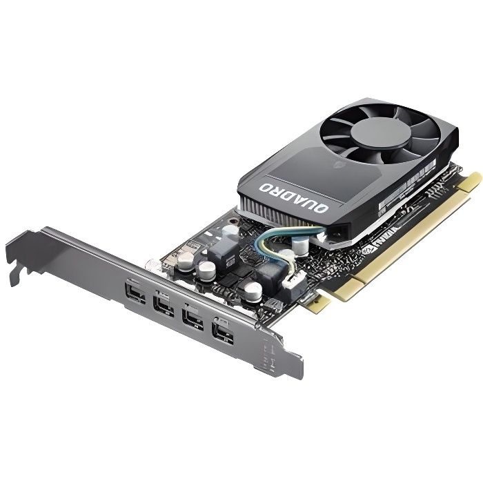 NVIDIA Quadro P620 Carte graphique Quadro P620 2 Go GDDR5 4 x Mini DisplayPort pour ThinkStation P320 P330 P330 Gen 2 P340 P410 P520 P520c P620 P720 P920 - vue 4