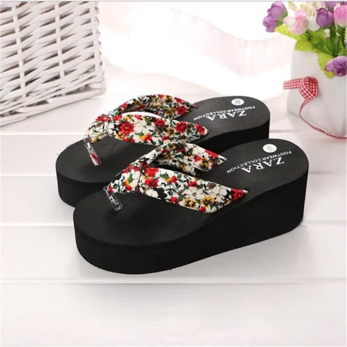 Femmes Tongs Sandales Femme Floral Été Plage curseurs Mules Chaussures TAILLES Femmes Tongs Sandales Femme Floral Été Plage curseurs Mules Chaussures TAILLES
