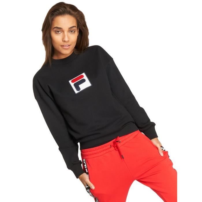 pull fila femme rouge