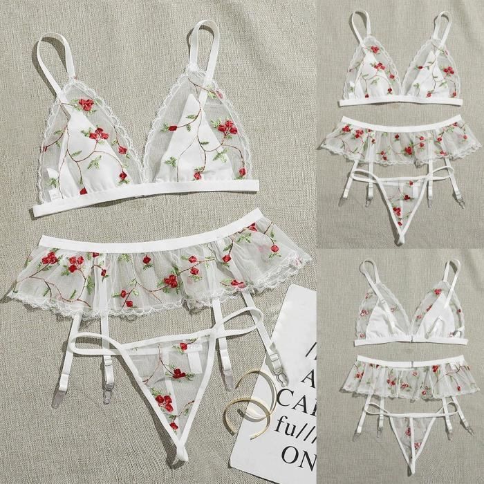 String BARBARA Noir Avec Ornements Bijoux - Taille 1 Ou 2 - Référence AA180 - Neuf Sans Étiquette