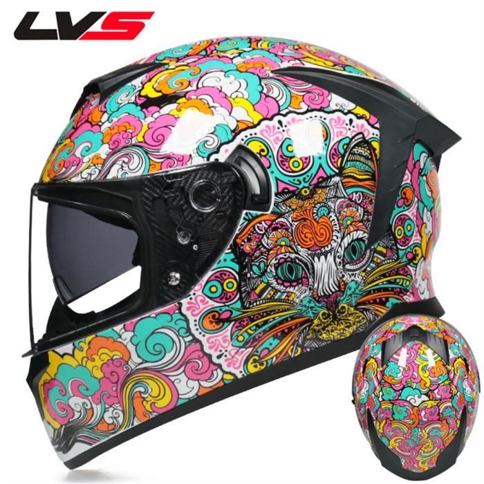 Casque Moto Intégral JIEKAI JK316 Avec Bluetooth, Double Objectif, Homologué DOT