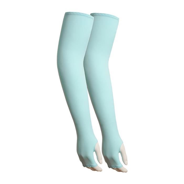 Manches Solaires Solo Icefil – Protection UV Pour Cyclisme – Taille L – Blanc