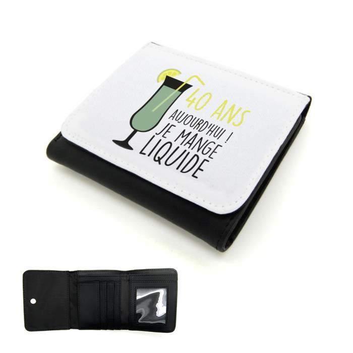 Portefeuille Homme Cuir Pu Anniversaire 40 Ans Mange Liquide Mygoodprice Cdiscount Bagagerie Maroquinerie Portefeuille Homme Cuir Pu Anniversaire 40 Ans Mange Liquide Mygoodprice Cdiscount Bagagerie Maroquinerie