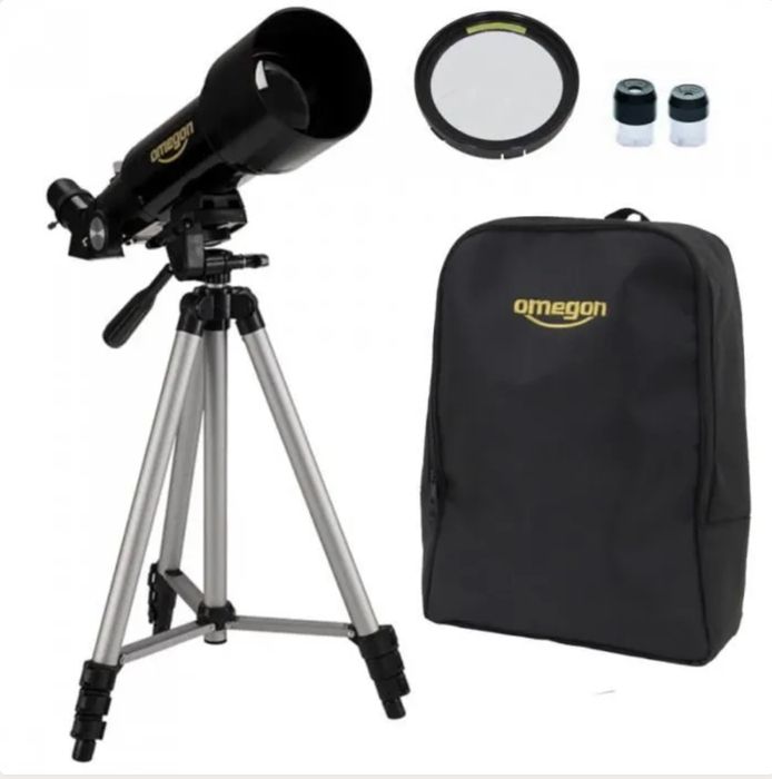 Lunette Astronomique Télescope Monoculaire Omegon Solaris 70-400 + Sac à dos + Chercheur + Oculaires